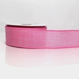 Light Pink Burlap Ribbon 38mm