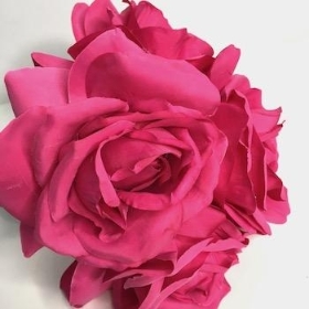 Hot Pink Rose Bundle 25cm