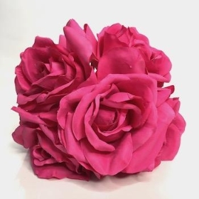 Hot Pink Rose Bundle 25cm