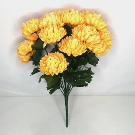 Golden Chrysanthemum Bush 42cm