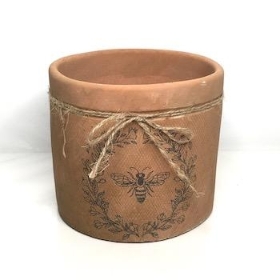 Terracotta Bee Pot 15cm