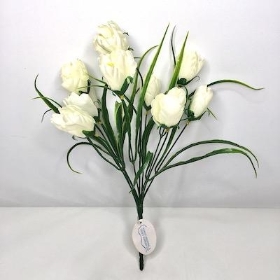 White Mini Tulip Bush 36cm