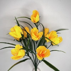 48 x Yellow Mini Tulip Bush 36cm