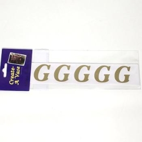 Gold Vinyl Letter G 