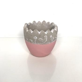 Pink Easter Pot 8cm