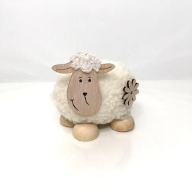 White Sheep Decoration 10cm