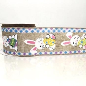 Easter Bunny Ribbon 63mm