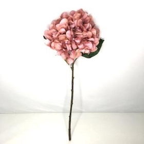 Dusky Pink Hydrangea 54cm
