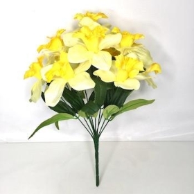 Light Yellow Daffodil Bush 38cm