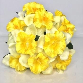 Light Yellow Daffodil Bush 38cm