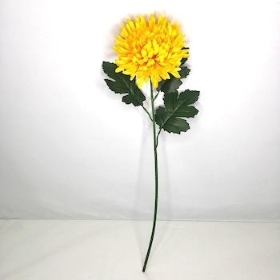 Yellow Chrysanthemum Bloom 62cm