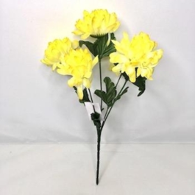 Yellow Chrysanthemum Bush 32cm