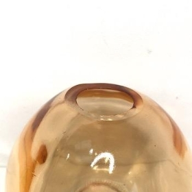 Amber Globe Vase 9cm