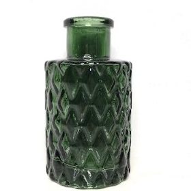 Green Geometric Vase 9cm