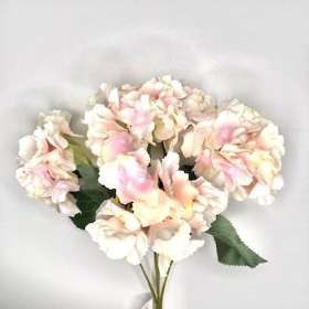 Pale Pink Hydrangea Bush 42cm