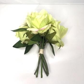 Green Rose And Gerbera Bundle 23cm