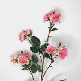 Pink Wild Spray Rose 71cm