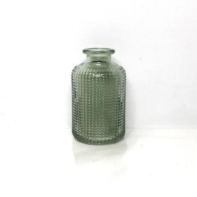 Green Dimple Vase 10cm