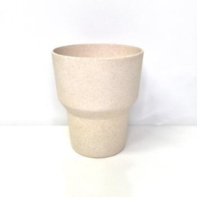 Cream Bamboo Orchid Pot 16cm