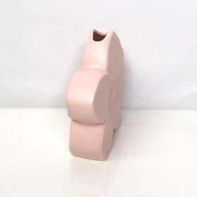 Pink Ceramic Flower Vase 13cm