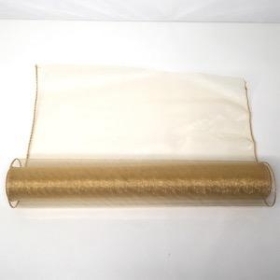 Gold Organza Fabric 40cm