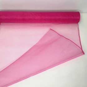 Hot Pink Organza Fabric 40cm