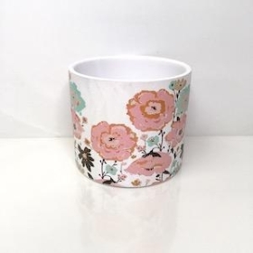 Watercolour Floral Pot 12cm