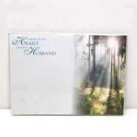 Florist Cards Husband Forest x 6