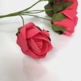 Red Foam Rose 4cm x 6