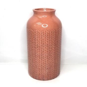 Pink Pattern Ceramic Vase 30cm