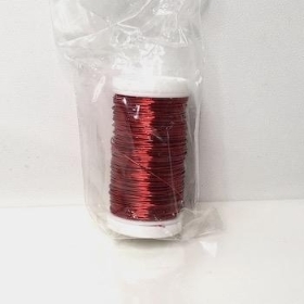 Red Metallic Reel Wire 100g 