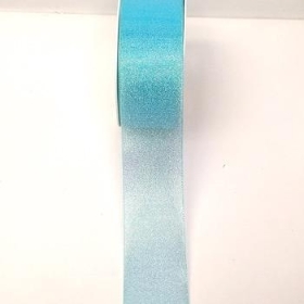 Ice Blue Candy Shimmer Ribbon 38mm