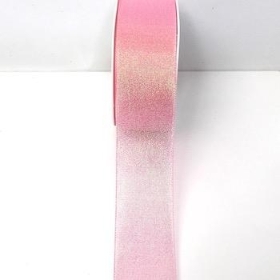Blush Candy Shimmer Ribbon 38mm