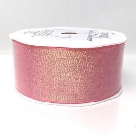 Blush Candy Shimmer Ribbon 38mm