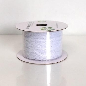 White Lace Ribbon 50mm