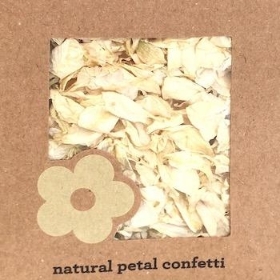 Ivory Dried Petal Confetti Sachet