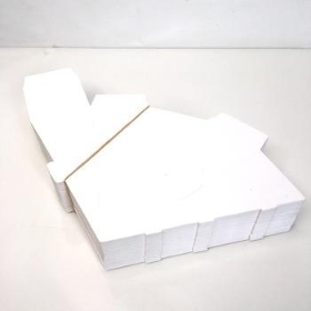 White Pyramid Cones x 100