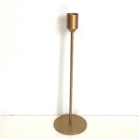Gold Slender Candle Stick 26cm