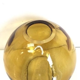 Yellow Globe Vase 9cm