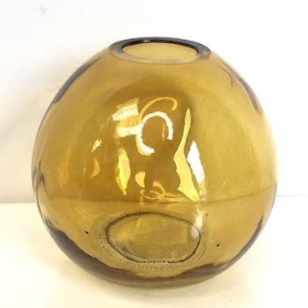 Yellow Globe Vase 9cm