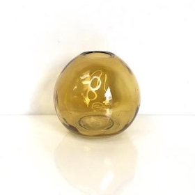 Yellow Globe Vase 9cm