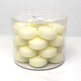 Ivory Floating Candles x 28