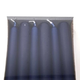 Dark Blue Tapered Candle x 12