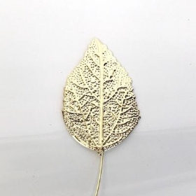 Gold Rose Leaf x 6