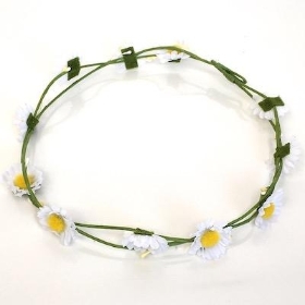 White Rose Headband