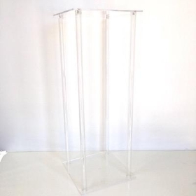 Clear Acrylic Plinth 80cm