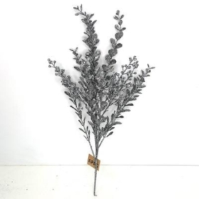 Pewter Boxwood Spray 54cm