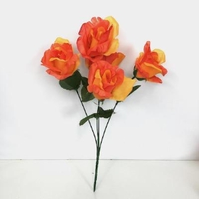 Orange Rose Bush 36cm