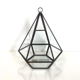 Geometric Glass Terrarium 20cm