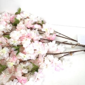 Pink Ivory Blossom Branch 90cm